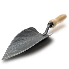 1493 - Llana para plantar - forjada a mano de una sola pieza de acero - mango de fresno de 14 cm