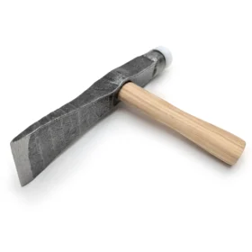 5351 - Martillo revocador de seguridad con cabeza de impacto de PE - forma berlinesa - 1 kg - mango de fresno de 18 cm