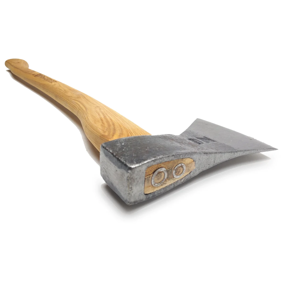 Hacha forjada para talar árboles, mango de nogal de 1 kg